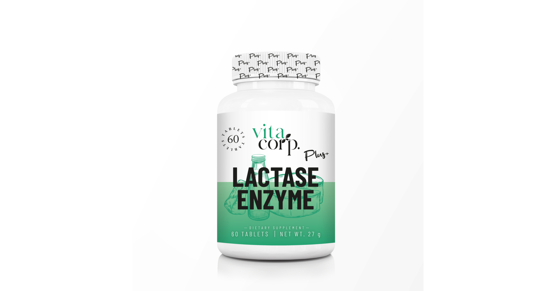 VITACORP PLUS LACTASE ENZYME 60tabs