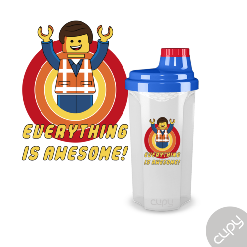 Cupy EVERYTHING IS AWESOME shaker 500 ml