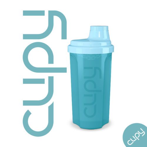 Cupy PURE TRANSPARENT BLUE shaker 500 ml