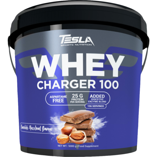 TESLA WHEY CHARGER 100 CHOCOLATE-HAZELNUT 5000g
